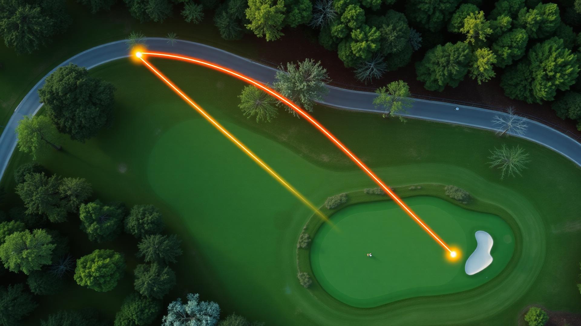 Golf Strategy — editorial illustration