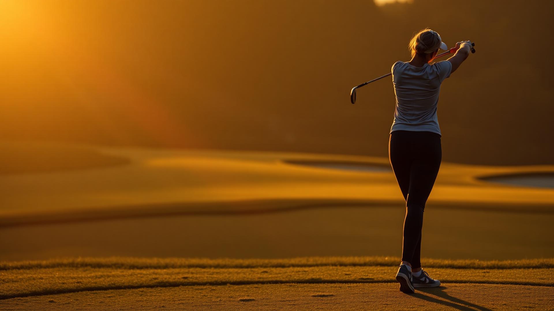 Women Golfers — editorial illustration